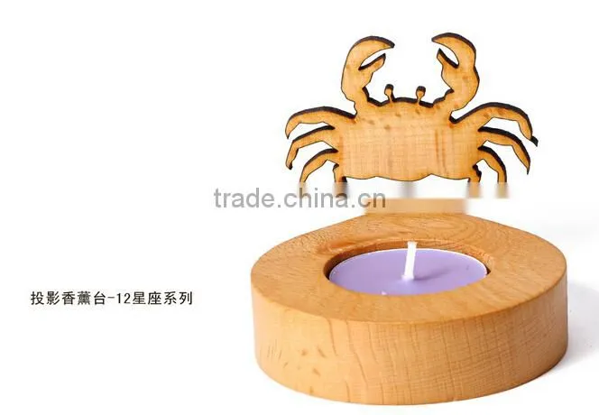 Continental Home Decoration Candlestick fashion candle holder wood