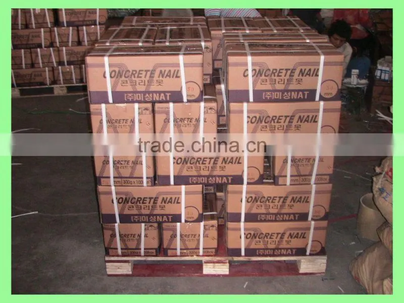 competitive price of concrete steel nails for India market