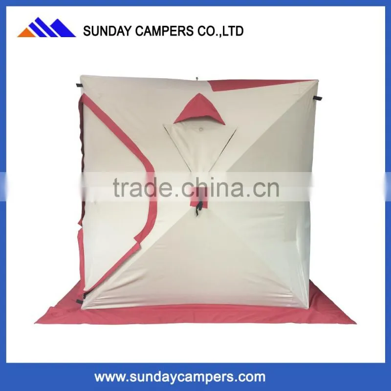 Hub ice fishing shelter cold weather tents for Russia market wholesale