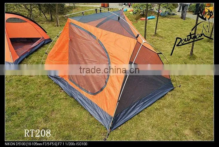 RT208 waterproof breathable safari tent for 2 people