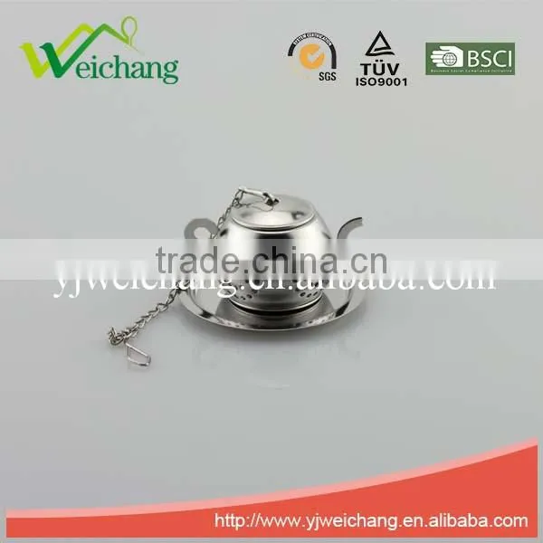 WCJ464 Good quality Hot sale Stainless Steel Tea-pot Shape funny shape Tea Ball Tea Infuser
