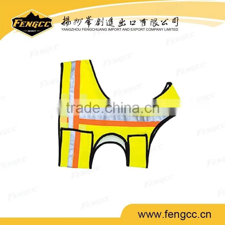 OEM Serivce roadway safety yellow reflection safety vest