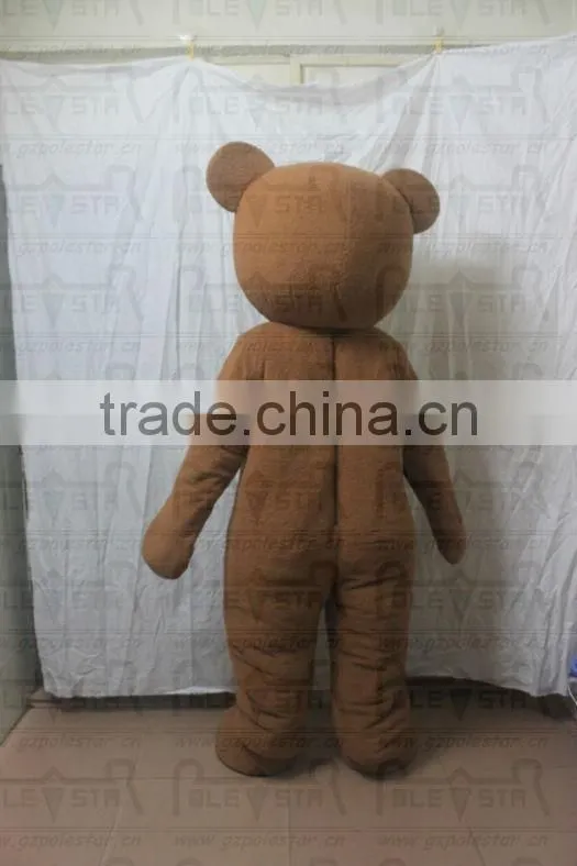 teddy costumes character quality fur bear mascot design