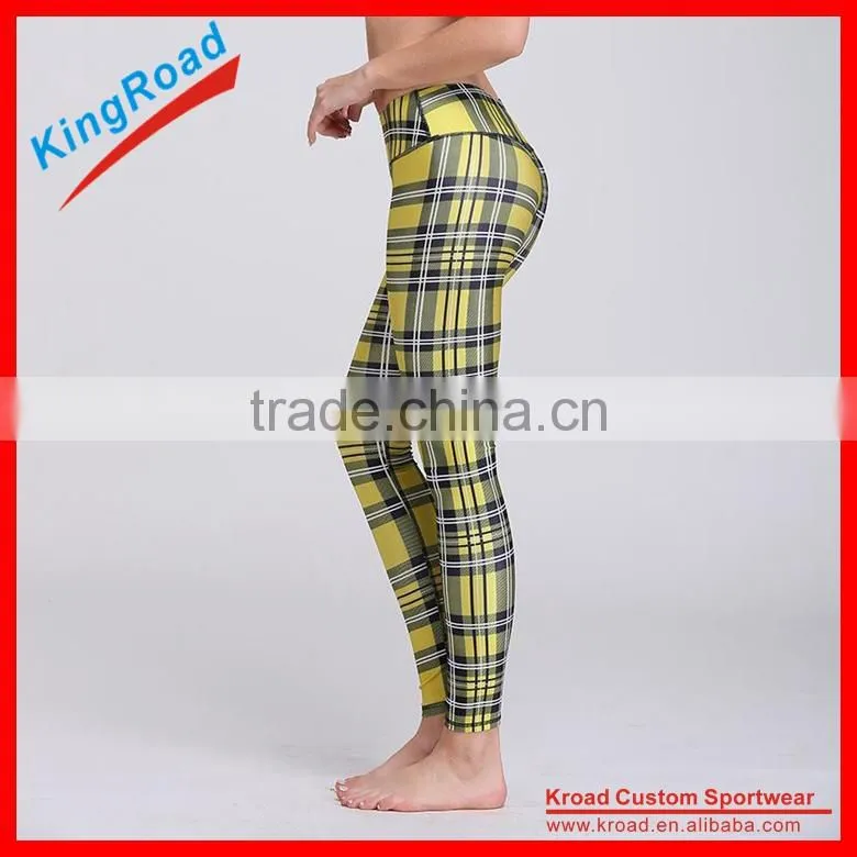 Custom printed fitness leggings, design your own tights