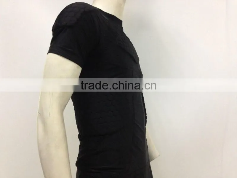 Custom Rubber Foam padded protective compression shirt