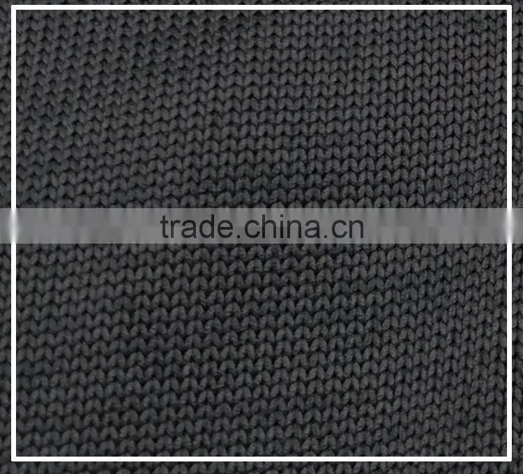 New style black bodkin knitted fabric wear brand knit jacket