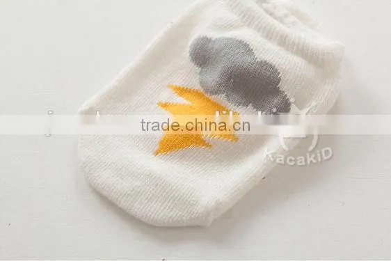 cute baby cotton socks, silicone print baby socks