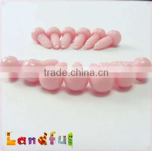 9mm Pink Plastic Ball Nose Safety Eyes Puppet Nose for Amigurumi Crochet
