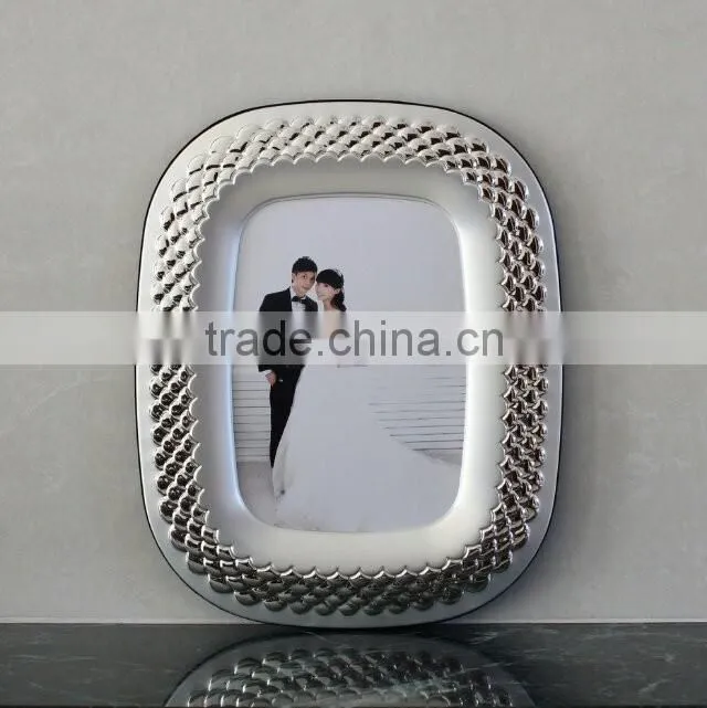 High Quality Factory Selling Silver Metal Photo Frame