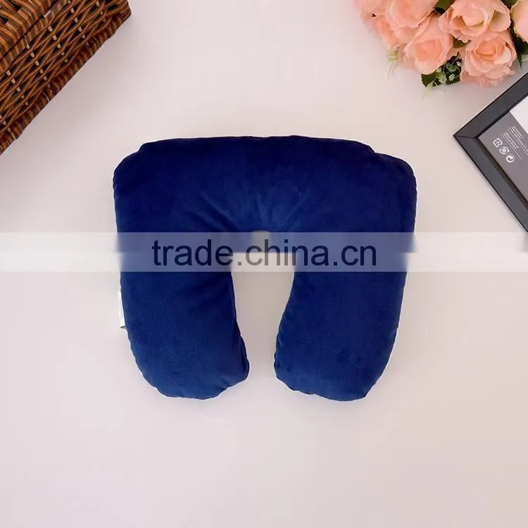 2 in 1 travel U shape microbead neck pillow, hot selling 2 in 1 pillow, easy-carrying 2 in 1 travel pillow