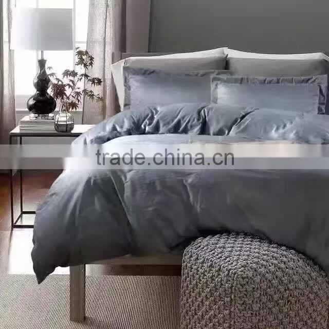 2017 New Style Kinds of Solid Colors Fitsheet Bedding Set 4Pcs