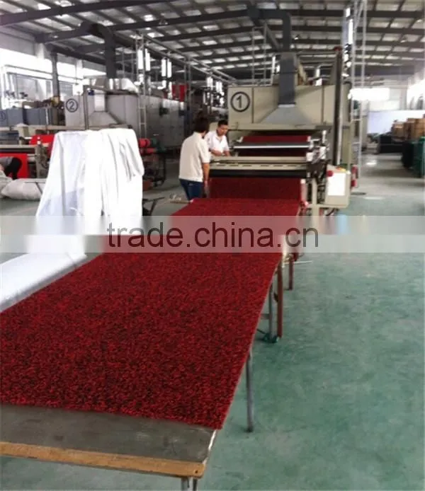 Good quality Waterproof custom logo pvc coil plastic floor carpet price