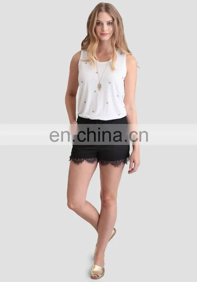 Playing Games Polka Dot Shorts summer nylon shorts for women