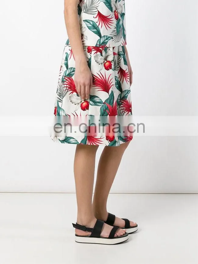 latest fashion ladies designer blouse and skirt suits