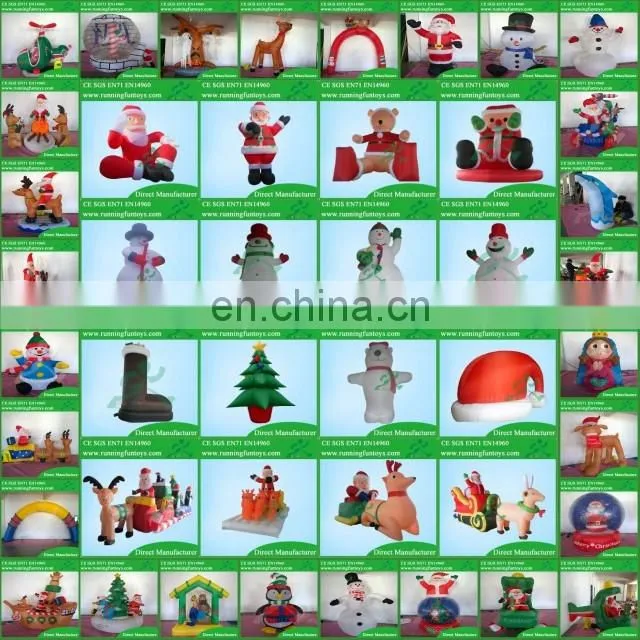 Outdoor Christmas Inflatable Angel Playing Trumpet, Fabric Christmas Angel Ornament