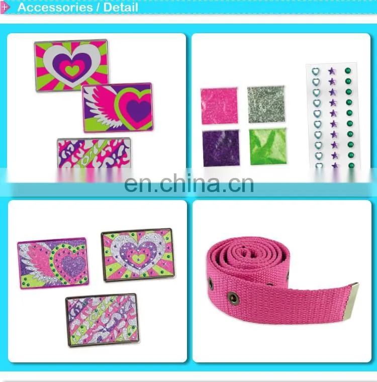 DIY craft kit Fashionably Me Belt Bucklet