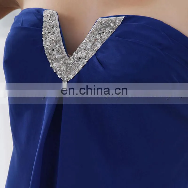 Simple Cheap Short Mini Chiffon Party Dress V-Neck Lace-up Sequins Cocktail Dresses