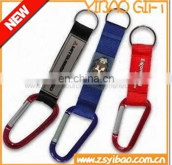 short lanyard with carabiner keychain