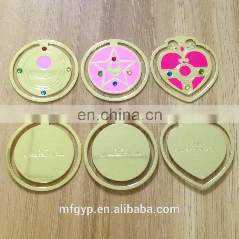 Gifts wholesale transparent metal bookmarks