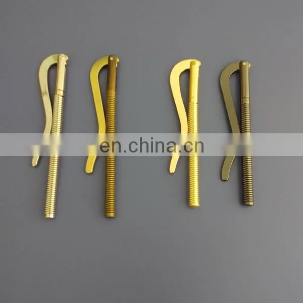 hot selling gold silver black 85mm spring money clip