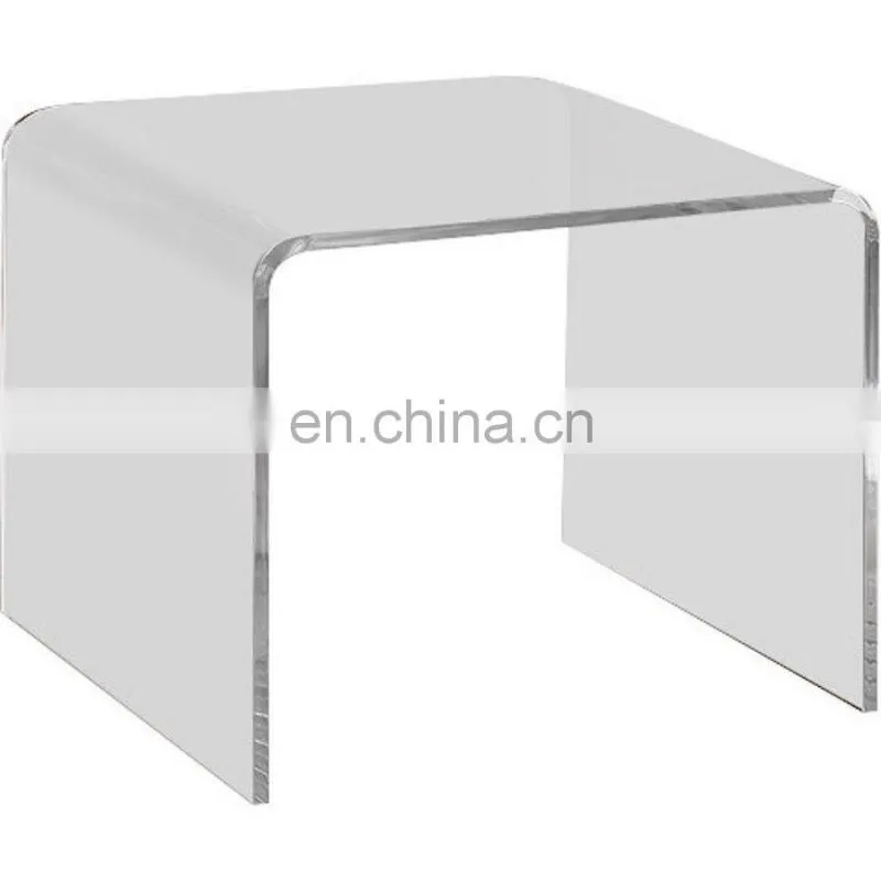 3/4" thick clear acrylic shower bench or stool