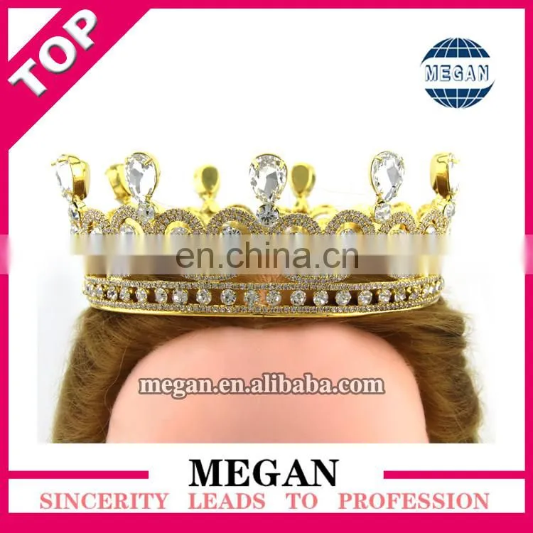 High quality rhinestone crown wedding cake topper wedding crown