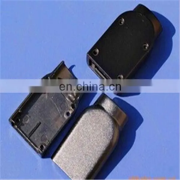 Mini 5 pin short-circuit V3 phone plug 2-3 short body + black casing connectors male plug connector