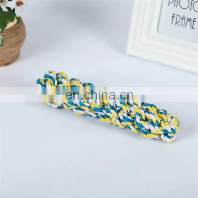 Huskies cotton cord weaving twist rope dog toy for large dog