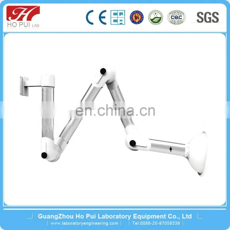 exhaust hood arm hood Wall Mounted Lab Fittings 3 Joint Fume Exhaust