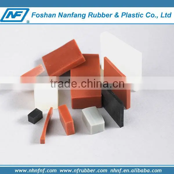 square shape black silicone strip