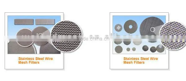 stainless steel mesh filter exported to USA