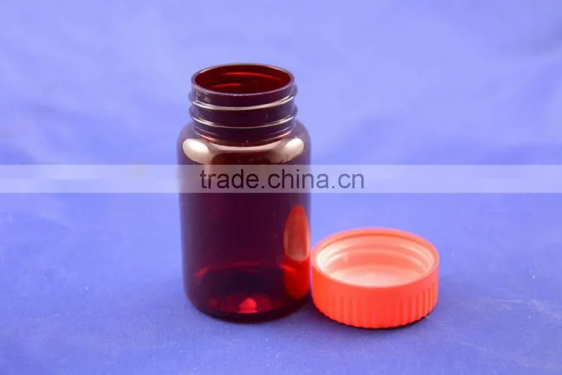 PET amber 100ml pharmaceutical bottles