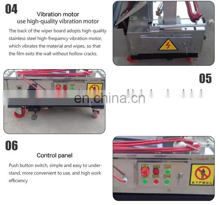Automatic wall tools cement plastering rendering machine for wall south africa