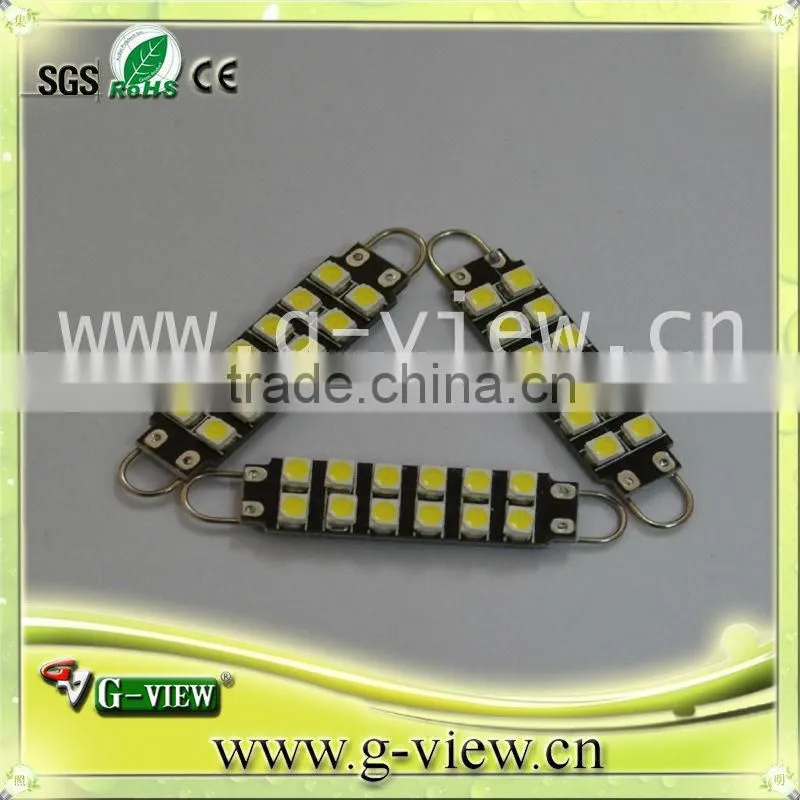hotsale superbright rigid loop led 12smd festoon led 44mm led festoon light