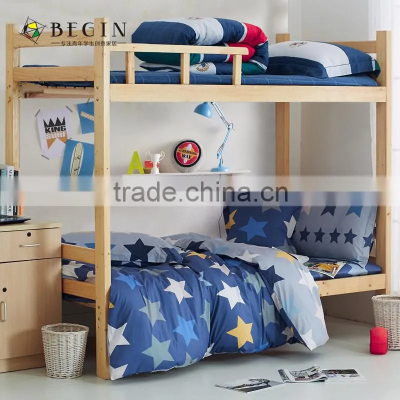 Children room cotton printed bedding suite