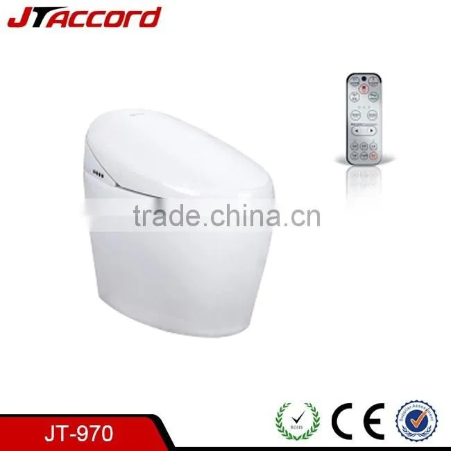 Factory wholesale white ceramic with floor mounting smart automatic toilet