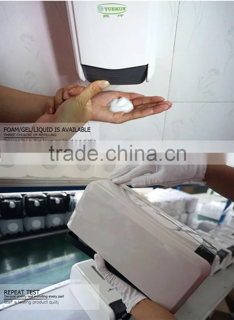 liquid manual soap lotion dispenser / wall mount refillable sanitizer gel machine / never leakage shampoo dispenser YK5008-A