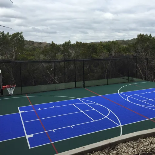outdoor sport court fencing