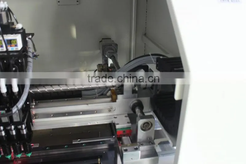 Semi-auto Pick and PlaceRobot Machine/SMD LED Mounting Machine with 6 Heads