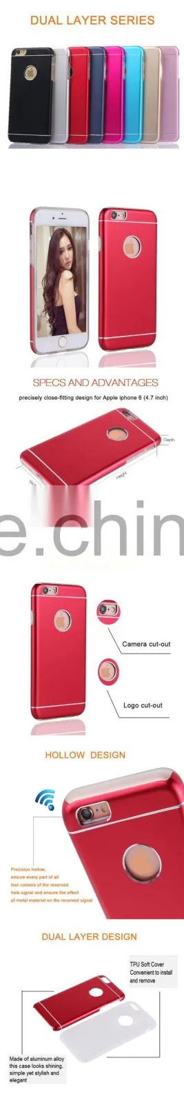 cheap price good quality 5.5 inch mobile phone case for iphone 6 plus aluminum