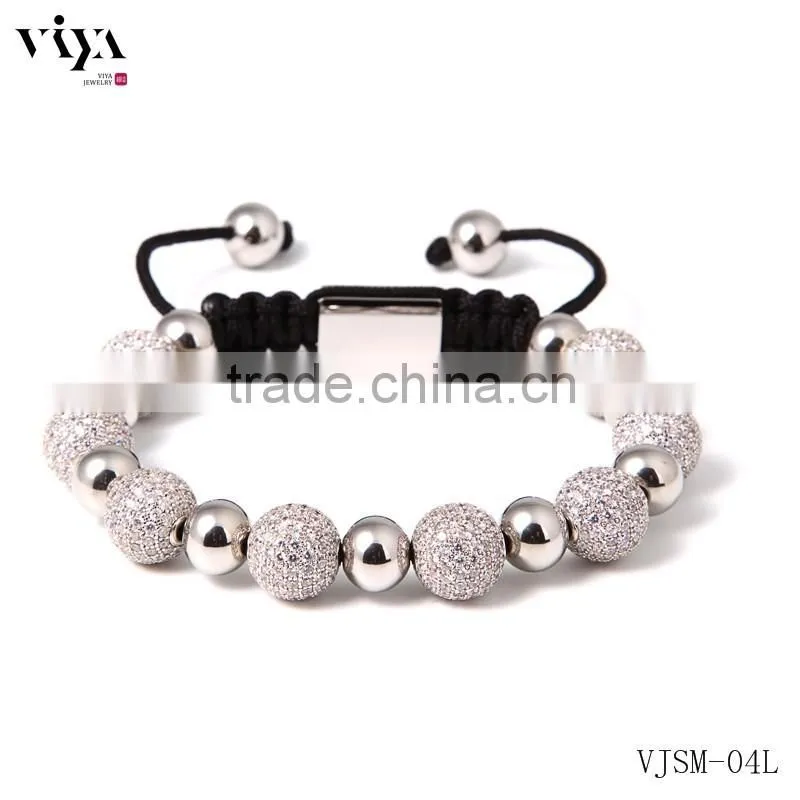2016 The Best Selling Chinese Knot Beads Jewelry with 316L Stainless Steel Bracelet Jewelry gift for women Wholesales