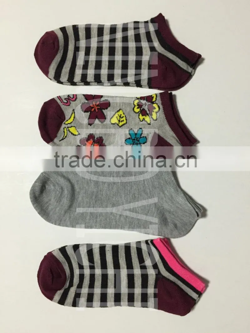 gray & brown series women socks