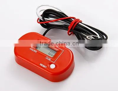 China Supplier Resettable Digital Waterproof Maintenance Reminders Hour Meter For Motorcycle ATV Petrol Mini Bike Jet Ski