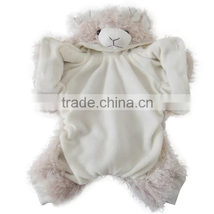 Solid suede noble beige pet dog clothes