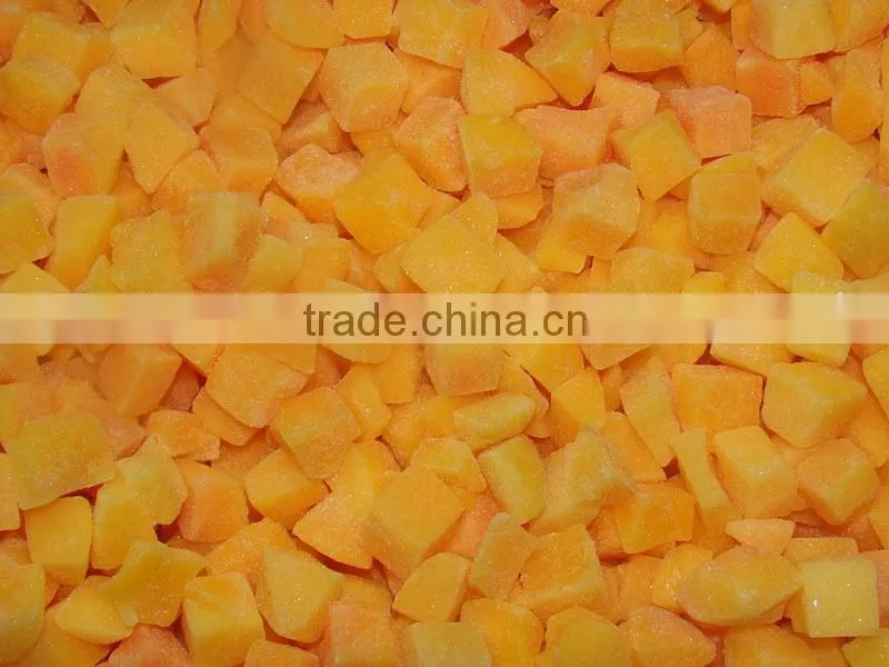 frozen yellow peach