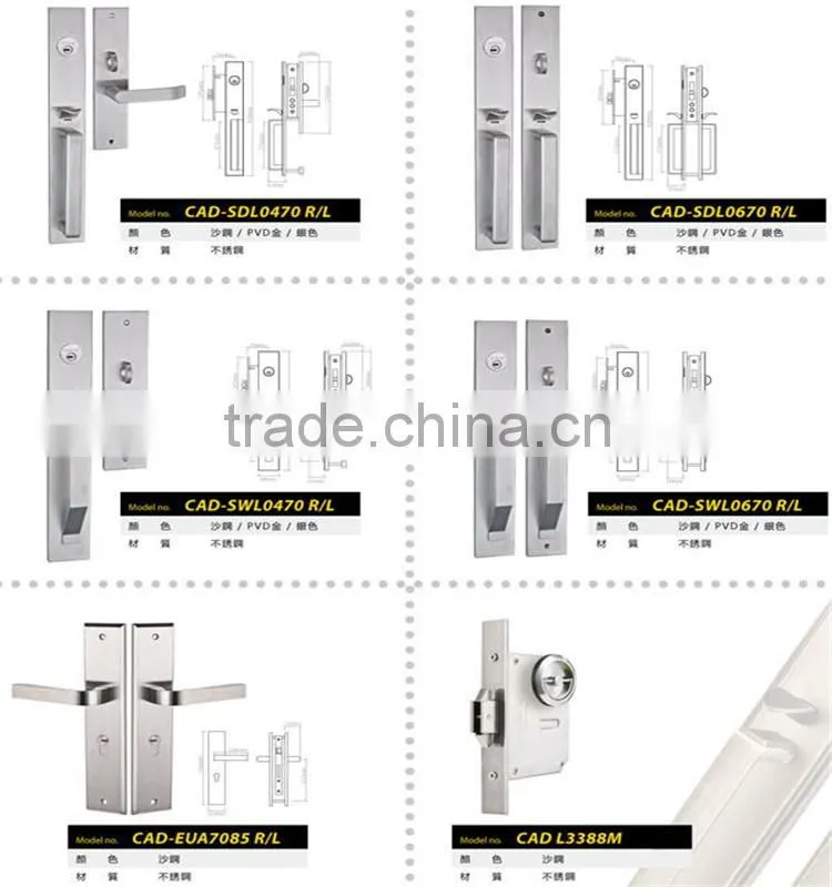 Door Lock Body 45*85MM Brass Mortise Security Lock