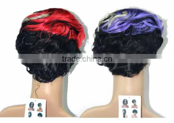 colorful synthetic wig best quality wholesale price
