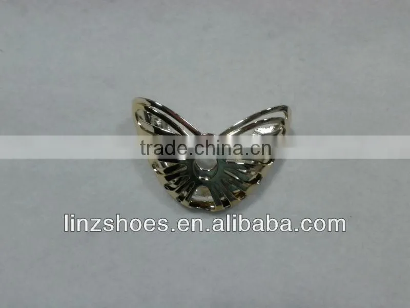 LNZ8024 fashionable TPU gold butterfly toe cap for women and girls high heel shoes