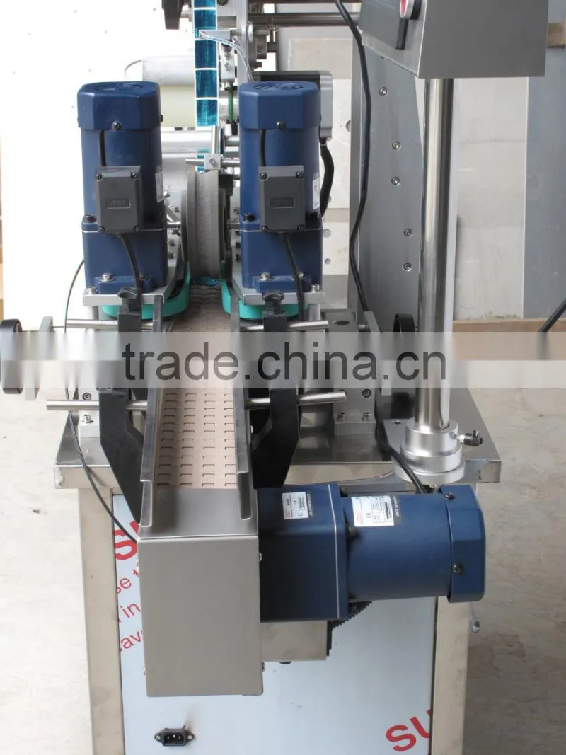 High-performance automatic bottle top labeling machine