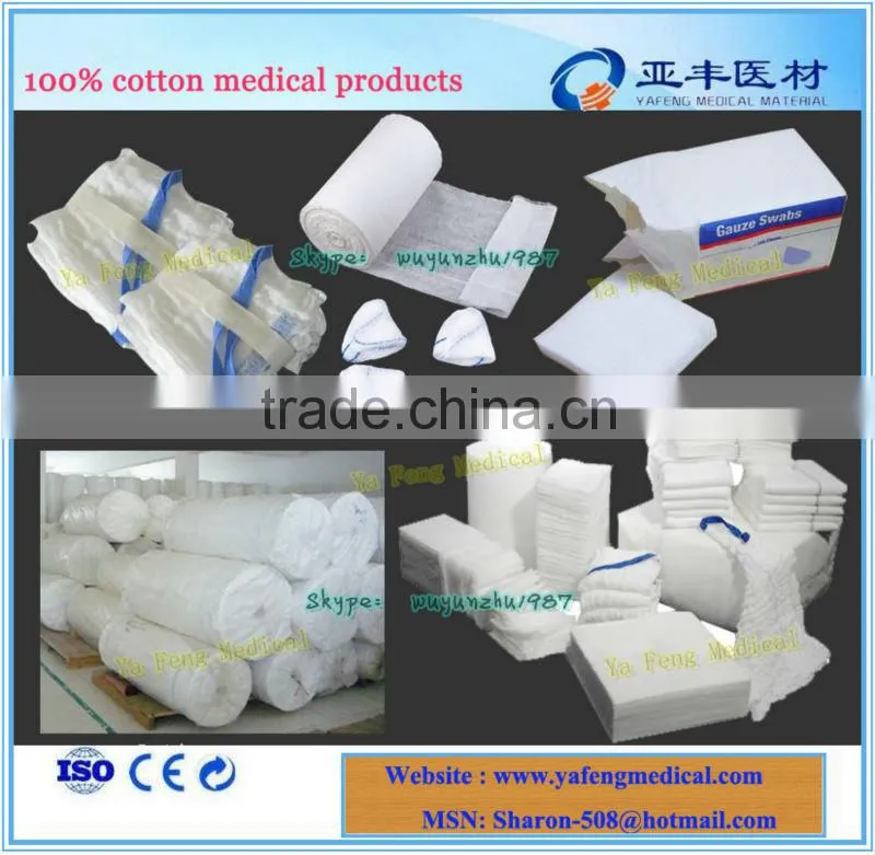 Disposable medical surgical 4ply folded gauze zigzag cutting, gauze for pharmacy